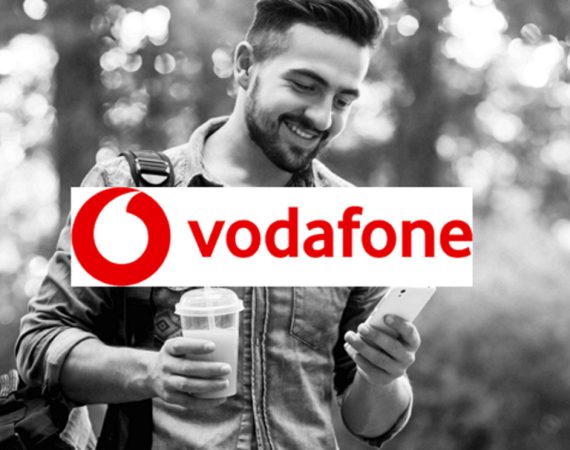 vodafone Case Study with logo