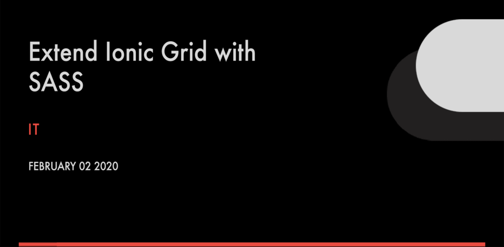 Extend Ionic Grid with SASS