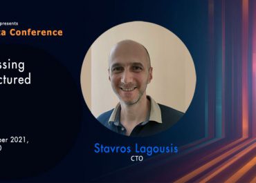 Stavros Lagousis participates as a speaker in "The Data Conference"