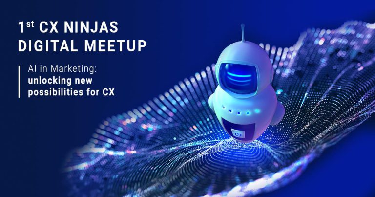 AI in Marketing and explore how it unlocks new possibilities for CX, webinar banner